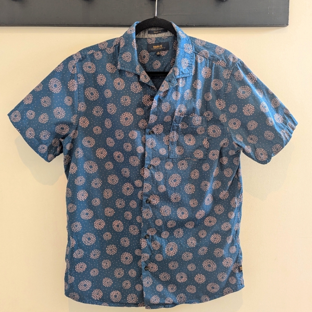 Roark Short Sleeve Cotton button up